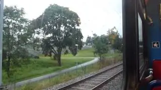Lidingöbanan A30B Tram ride Gåshaga Brygga   Ropsten