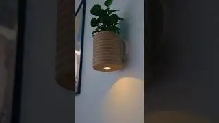 I designed a planter with a built in light #3dprinting #plants