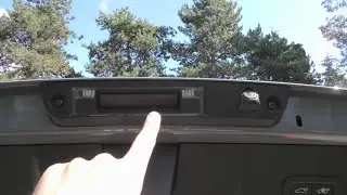 Volvo XC40 (2019-2025): How To Remove Rear View Camera, License Plate Lights And Hatch Button Panel?