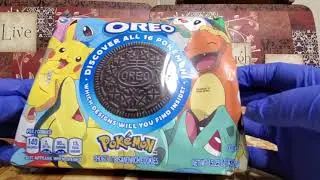 Unboxing Limited Edition Pokemon Oreos