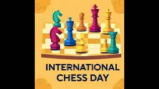 Happy International Chess Day!! to all chess lovers and my viewers #chessday #fide #foundationday #c
