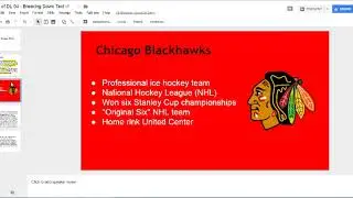Reducing text in slide presentations