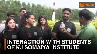 Interaction with students of KJ Somaiya Institute | DD India News Hour