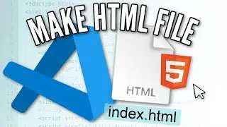 How to Create an HTML File in Visual Studio Code