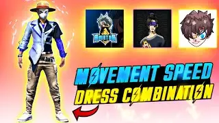 TOP 3 BEST MOVEMENT SPEED DRESS COMBINATION IN FREE FIRE | FREE FIRE DRESS COMBINATION