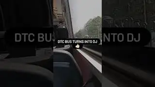 POV : DTC bus turns into DJ 😭 #delhimetro #bus #comedyvideo #funnyshorts #delhimetroviralvideo