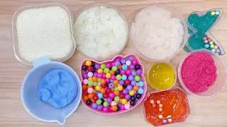 ASMR Slime Compilation | Soft Clay, Candy Beads & Snow Slime