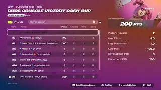 How I Won 🥇 Console Cash Cup Finals (2 Wins + $400)