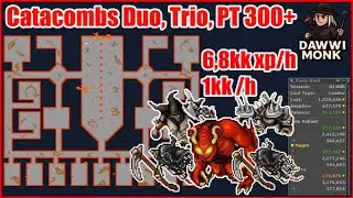 Catacombs DUO/3x/4x | 300+ Monk | Tibia