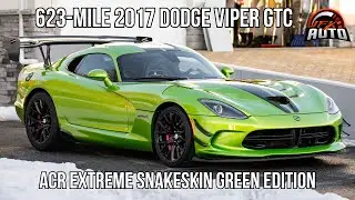 Dodge Viper GTC ACR Extreme 2017 года выпуска. № 6 из всего 31 экземпляра в цвете Snakeskin Green...