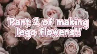 I created lego flowers once again! A pretty pink marigold! 🪷🌷🌸