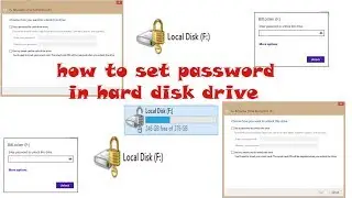 How To Lock Hard Drive With Password || 100% work & Easy ||  BitLocker Encryption ✔