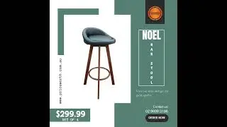 SET OF 4 RUSTIC LEATHER BAR STOOL - FOR SALE!! ORDER NOW!!!