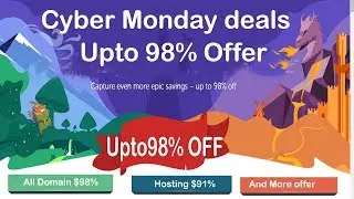 Namecheap Cyber Monday Offer up to 98% offer Domain, Hosting, and SSD Deals 2018
