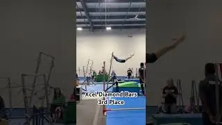 Xcel Diamond Bars #gymnastics #gymnast #shorts #shorts #bars