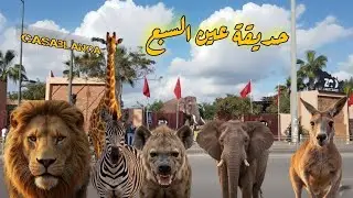 لقيت  في حديقة عين السبع ـ حيوانات اول مرة أراها 🔥 Visite du Zoo #حديقة_الحيوانات 