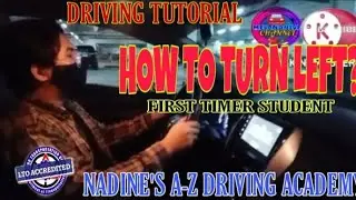 TIPS ON HOW TO TURN LEFT THE STEERING WHEEL (FIRST TIMER STUDENT)