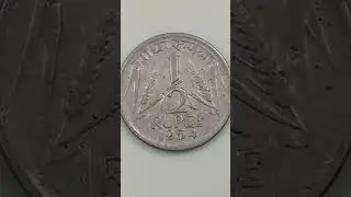 1/2 Rupee 1954 coin #currencyguruji #currency