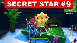 SEASON 9 WEEK 9 SECRET BATTLE STAR LOCATION GUIDE !- Find the Secret Battle Star in Loading Screen 9