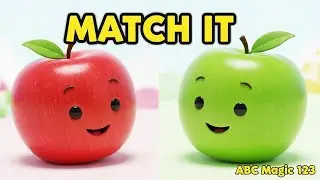 Sorting & Matching for Kids 🧩🎨 | Learn Shapes, Colors & Objects | ABC Magic 123