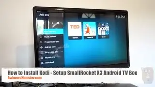 How to Install Kodi - Setup SmallRocket X3 Android TV Box