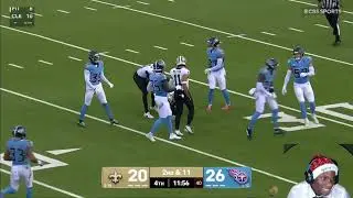 BabyMuney Reacts To New Orleans Saints vs Tennessee Titans Game Highlights | NFL 2025 Season Week 17
