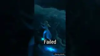 Elsa crosses the Dark sea to reach Ahtohallan | Disney World | #shorts #queenelsa