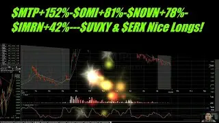 New Video-$MTP+152%-$OMI+81%-$NOVN+78%-$IMRN+42%---$UVXY & $ERX Nice Longs!