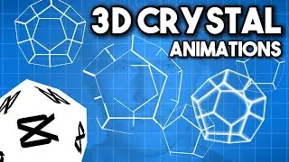 3D Crystal Animation in CapCut - Dan Koe style