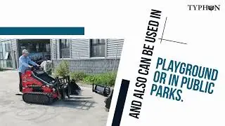 TYPHON STOMP Mini Skid Steer Loader &ndash; 1800lbs Skid Steer with  &ndash; Compact Skid-steer Machine