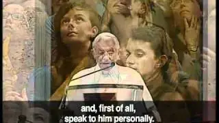 Pope explains fraternal correction