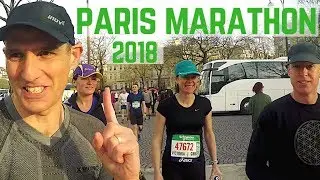 Парижский марафон 2018 | Подгоняю жену