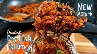 New Method~Devilled Dry Fish Mallum (chutney) කල්තබා ගත හැකි කරවල මැල්ලුම~Episode 43