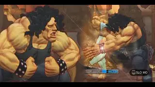 This Sagat players life bar melted...HUGO