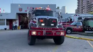FDNY Rescue Battalion 1 Tactical Support Unit 1 And Command Tactical Unit 1 Responding
