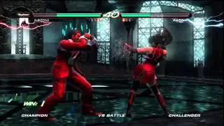 Tekken 6 - XxKizzyxX (Feng Wei) Vs EXonestar (Zafina)