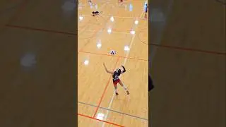 🔥 POWER ACE! Elimar's Jump Serve Forces Shank Point! #ace #serve #rightsidehitter