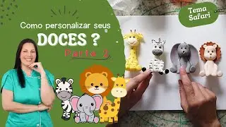 TEMA SAFARI - BISCUIT PERSONALIZADOS - PARTE 3 #confeitaria #biscuit  #safari