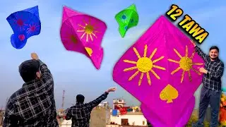 Flying 12 Tawa Kites || Kite Vlog || Lohri 2026 