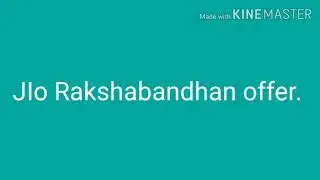 Jio Rakshabandhan offer