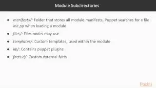 Learning Puppet : Modules | packtpub.com