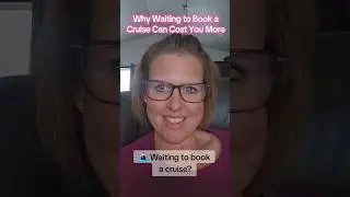 Why Waiting to Book a Cruise Can Cost You More #cruise #traveltiktok #travel #CruiseTok