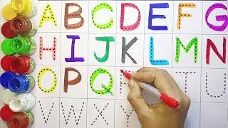 Write A to Z Alphabet Letters 🔠 for kids learn | a to z alphabet letters video #abc #alphabet #abcd 