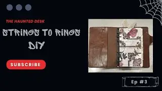 DIY String to Rings Personal Planner