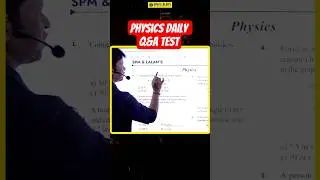Physics Made Simple - Daily Q&A Test ⚡| Ananya Ranjan sir #jee #neet #strategy