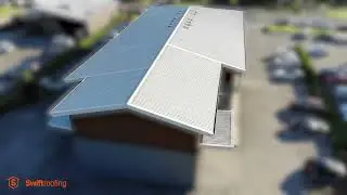 Swift Roofing | Commercial Office Block | Maxispan Roof & Box Gutters | Henderson