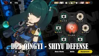 Hypercarry Qingyi M2 Shiyu Defense 7 Boss in one stun window (Zenless v2.3)