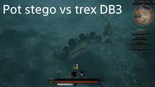 Path of Titans Ripara DB3 server Stego vs T rex