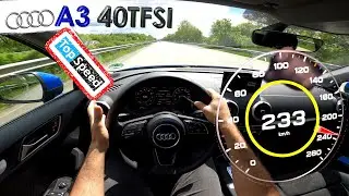 AUDI A3 40TFSI LIM. Привод QUATTRO по максимальной скорости без ограничений