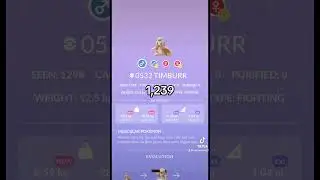 Timburr community day! #pokemon